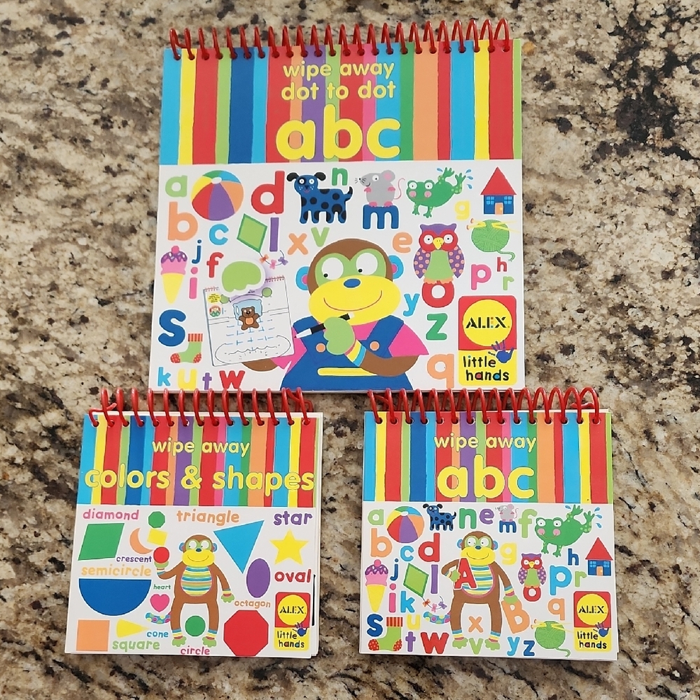 Little Hands Wipe Away Dot to Dot ABC & 123 Book